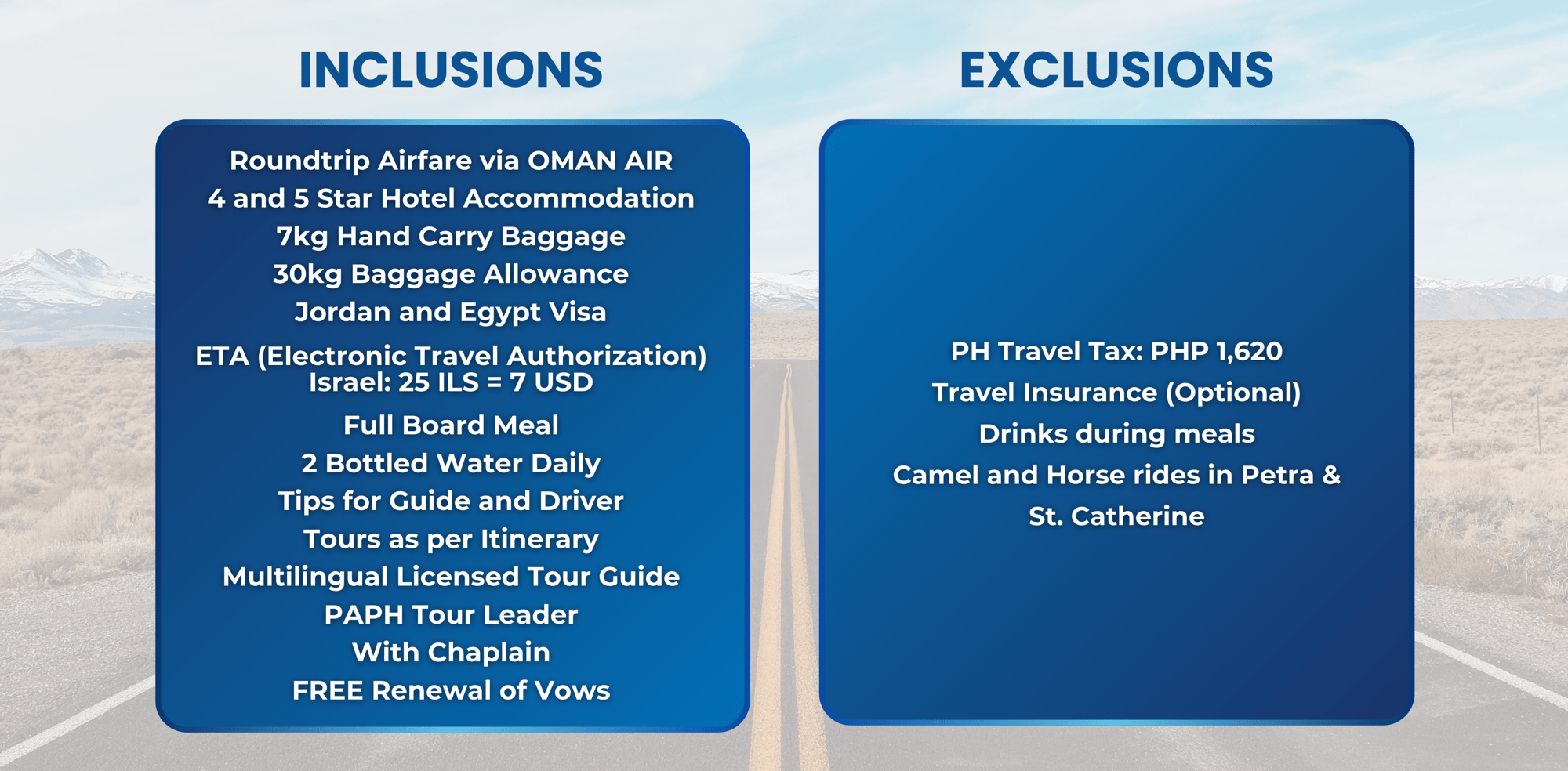 HOLY LAND INC AND EXC