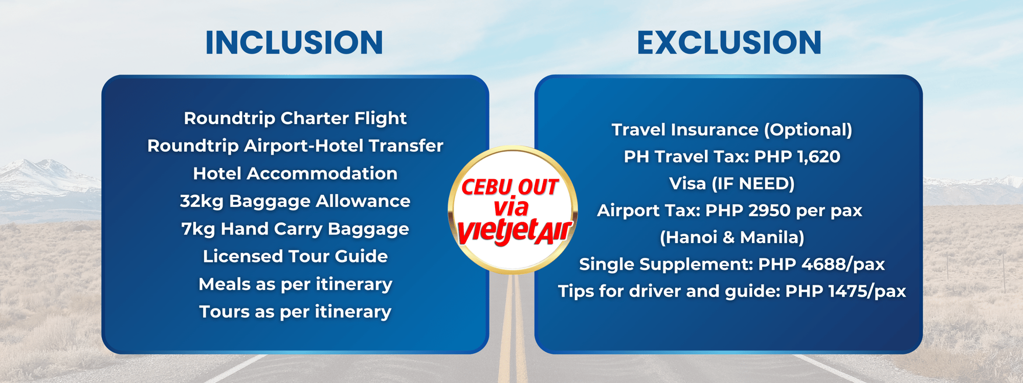 CEBU OUT IncExc