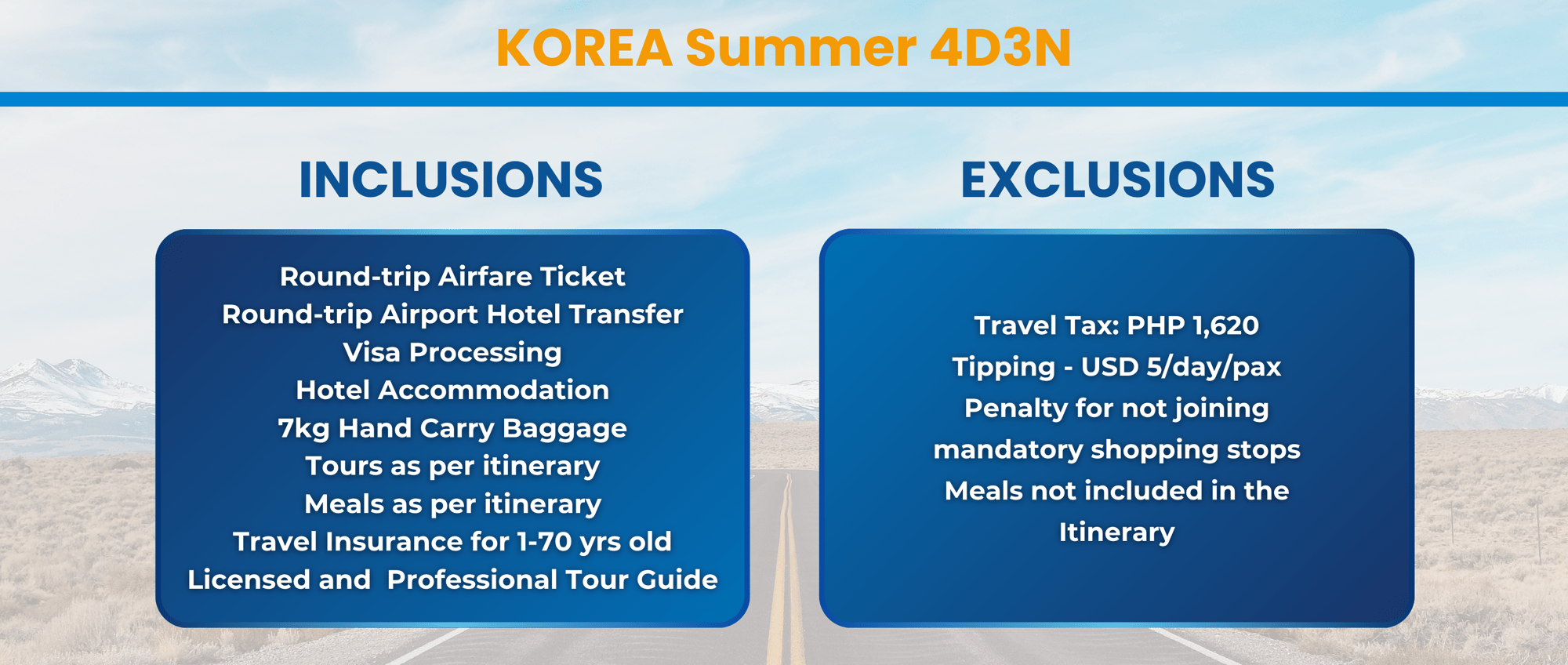 KOREA 4D3N INEX-2